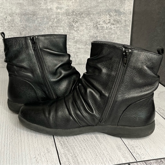 Abeo Pro Exeter Black Leather Ankle Boot, 9, Inner Side Zip, Rubber Sole - Picture 11 of 16